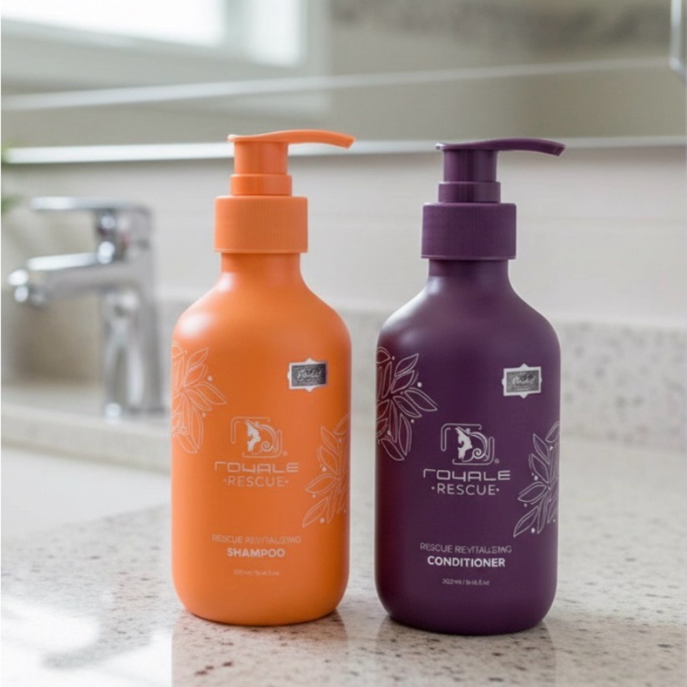 NEW- Royale - hair rescue shampoo & conditioner set